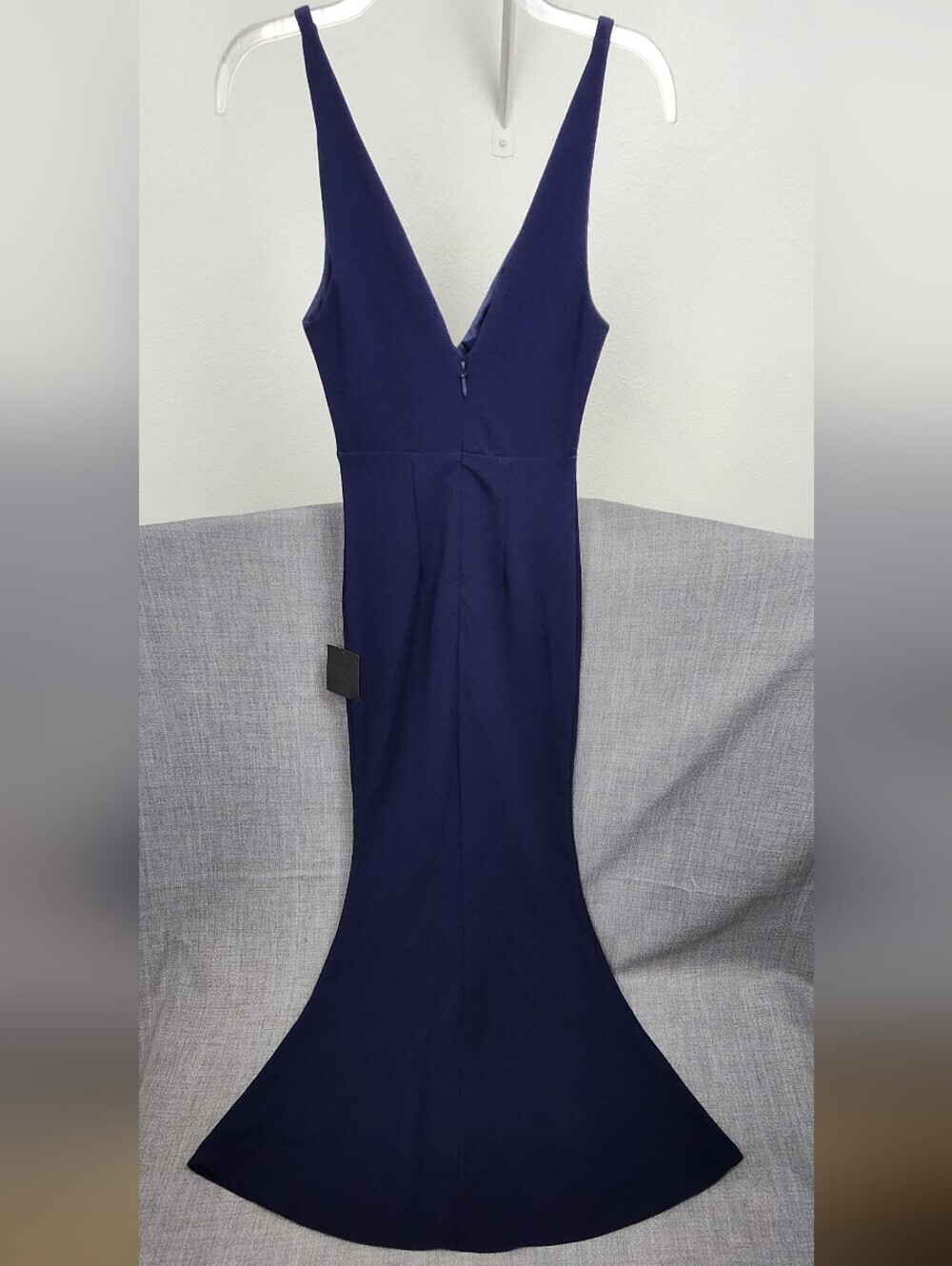 Lulu's Melora Sleeveless Navy Blue Maxi Dress. XS - Picture 4 of 7